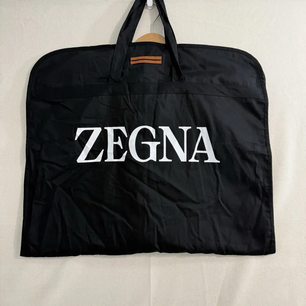 Ermenegildo Zegna Garment Bag Black Suit Travel Storage Cover 24
